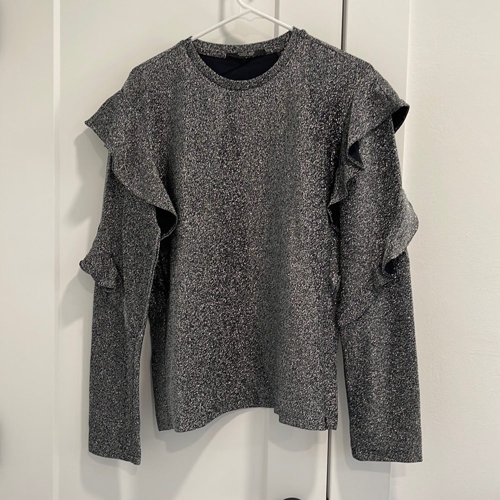 Scotch & Soda long sleeve ruffle top